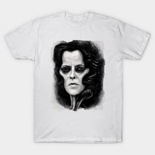 Sigourney Weaver Giger Style T-Shirt